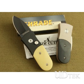 58-60HRC OEM Schrade Small Folding Knife Outdoor Knife Hand Tool UDTEK01417
